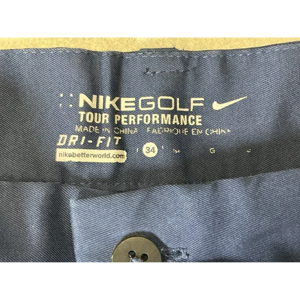 Nike Golf Tour Performance Dri-FIT Men's Golf Shorts Blue 34 Athletic Yacht Club